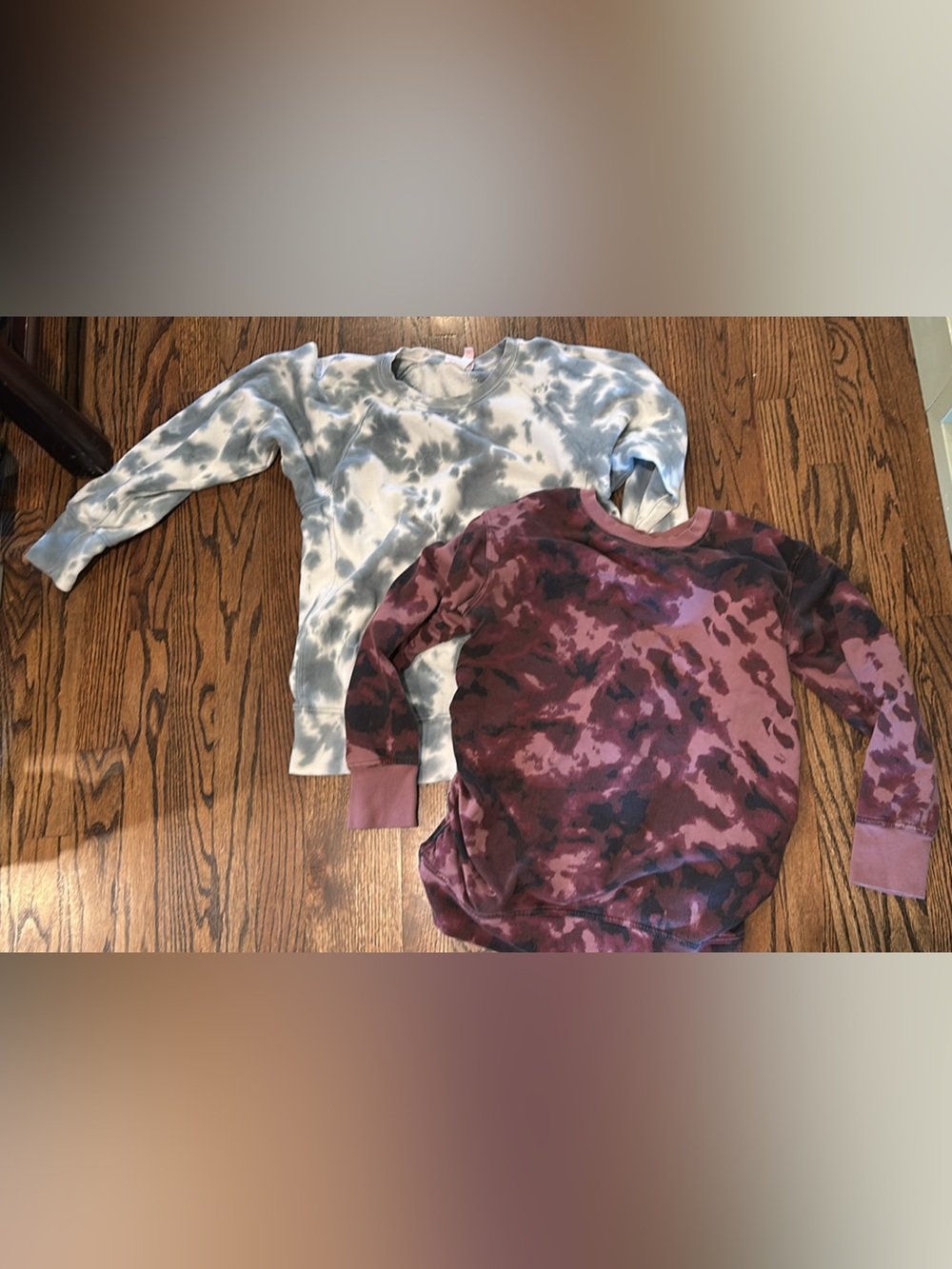 Isabel maternity Tie-Dye Sweatshirt Bundle - Maroon & Blue